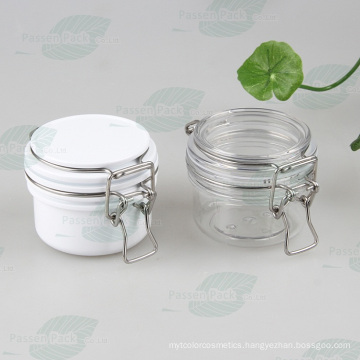 White Airtight Pet Kilner Jar with Stainless Steel (PPC-33)